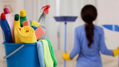 نظافت اتاق خواب ها